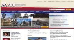 Desktop Screenshot of aascu.org